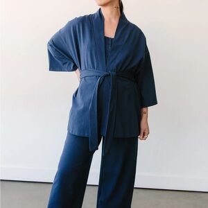 Storq Midnight Kimono Style Lounge Set